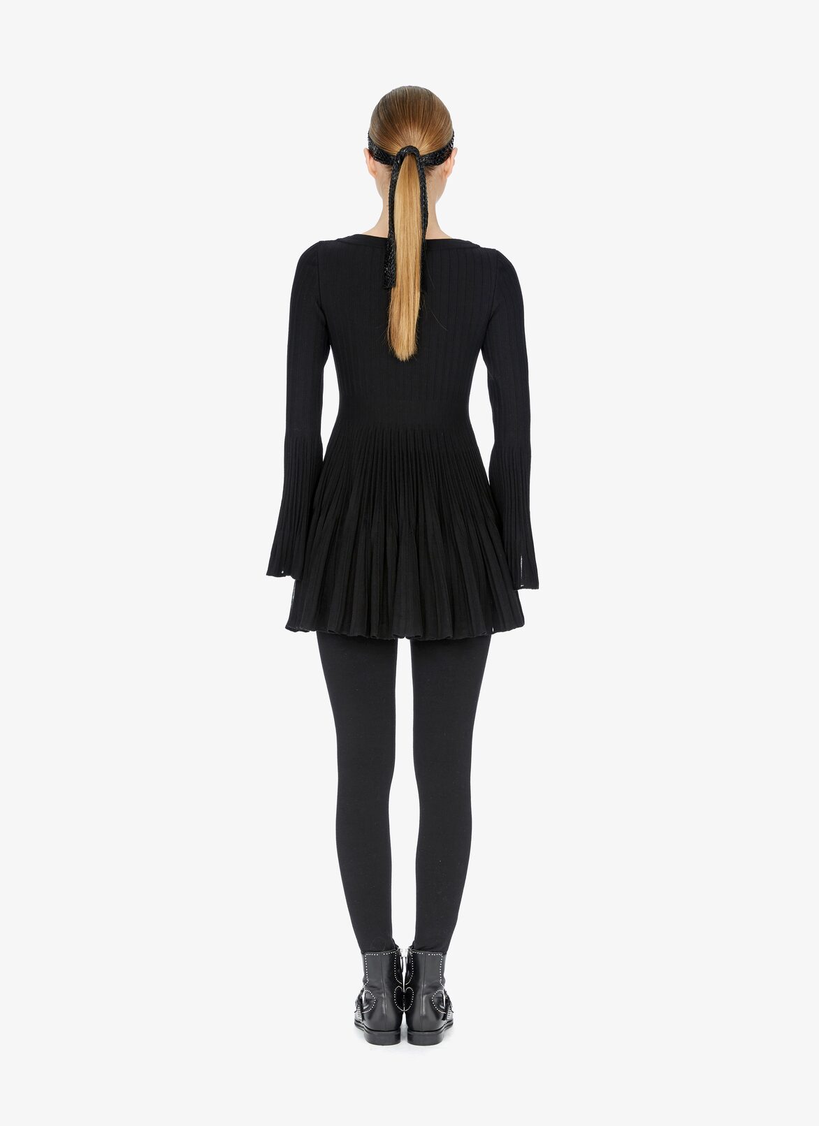LONG SLEEVE TUNIC ENTRE DEUX BLACK ALAÏA BLACK  LONG SLEEVE TUNIC ENTRE DEUX BLACK